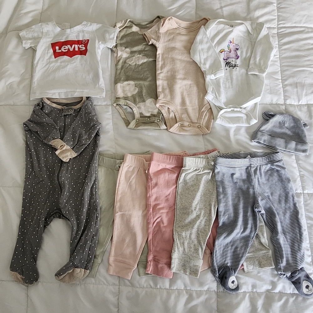 Baby Clothing Bundle with Levi's Shirt